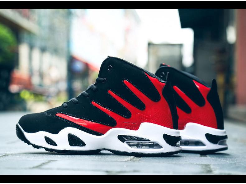 2025 Höst/Vinter Herr Mellanhöga Koreansk Stil Basketbollskor för Studenter, Trendiga Sport Battle Boots.