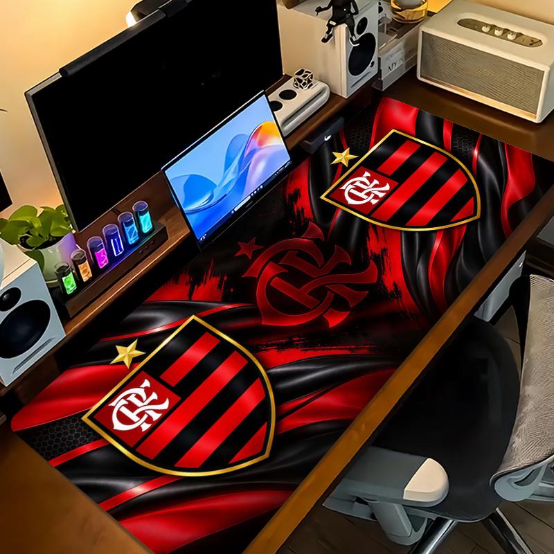 Flamengo Color Mouse Pad Large Gaming Table Cushion Non-slip Laptop Tablet Big Mousepad XXL Mat Mini PC Playmat With Lock edge