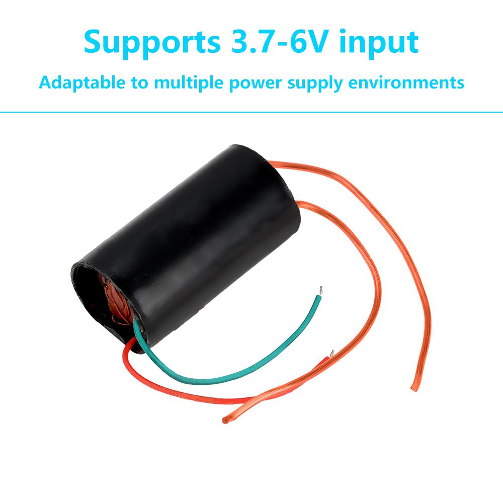 DC 3.7-6V to 200kV Booster Step-up High-voltage Generator Ignition Coil Pulse Power Module Igniter  4A High Frequency Converter