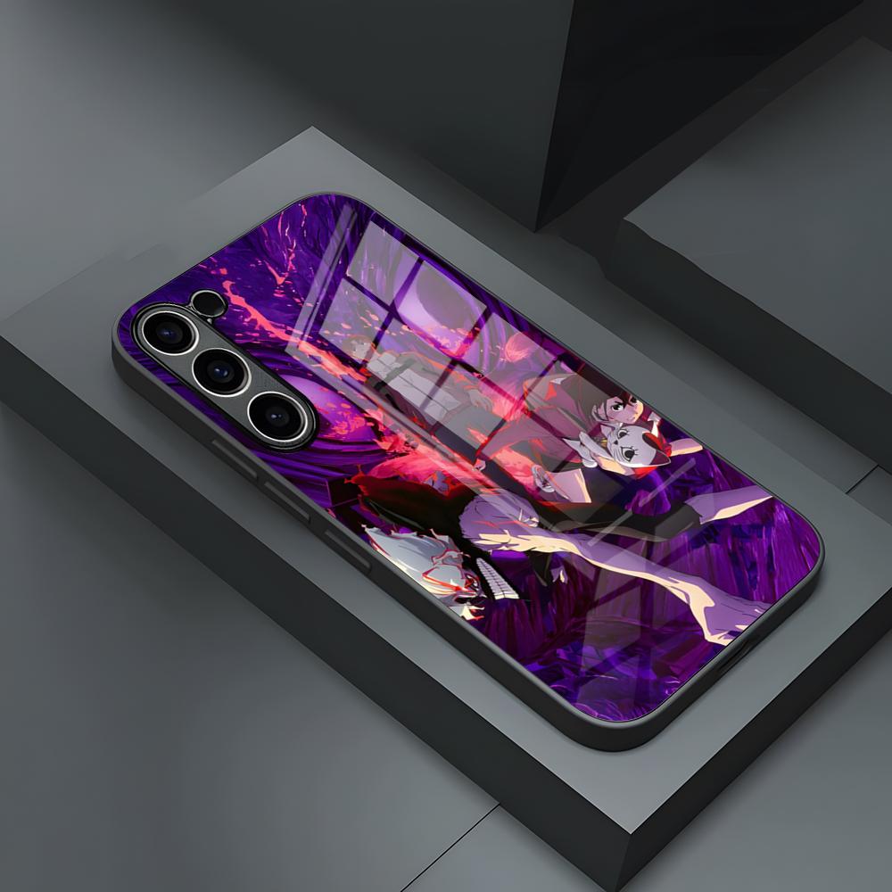 Anime Dandadan Phone Case For S24 Ultra Samsung S23 Fe S22 S20 S21 Plus Galaxy A54 A34 A24 A53 Note 20 Glass Cover