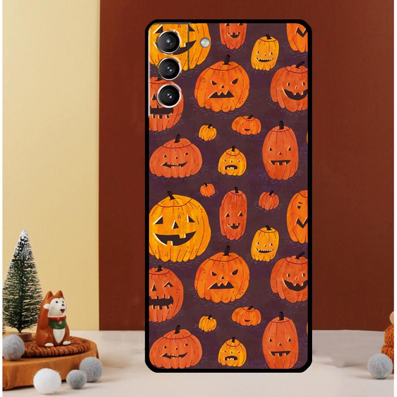 Halloween Pumpkins Case For Samsung Galaxy S25 S26 Ultra S20 S21 S22 S23 S24 Ultra S10 Plus S25 FE Cover Funda