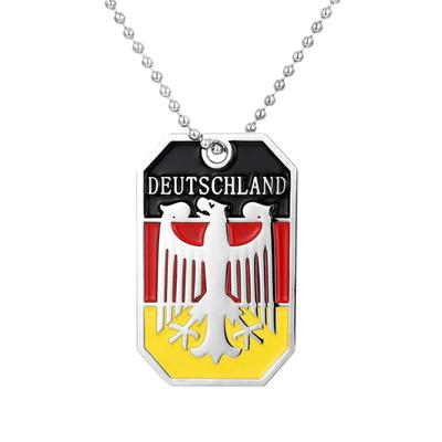 GERMAN FLAG DOG TAG Deutschlnnd Flag Dogtags Custom Germany Flag Dog Tags
