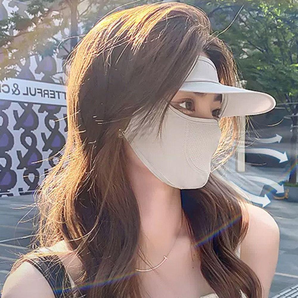 Sciarpa anti-UV integrale per il collo, mascherina parasole UPF50+, nuova mascherina di protezione solare estiva