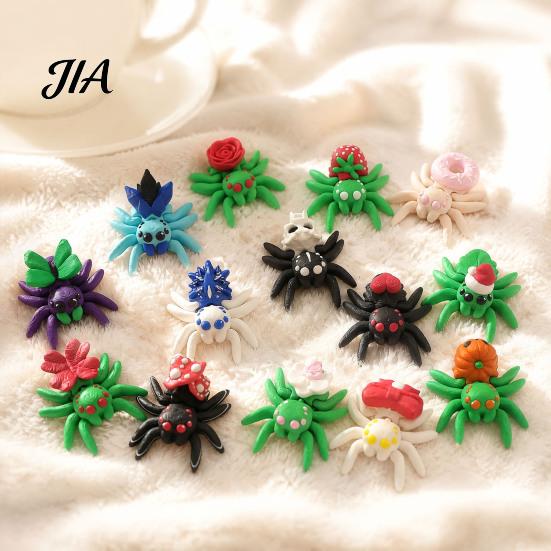 Modern Interior Sculptures 3D Printed Spider Figurine, Articulated Fidget Toy, Movable Joints Small Figurine for Balcony Animal Creative Desktop