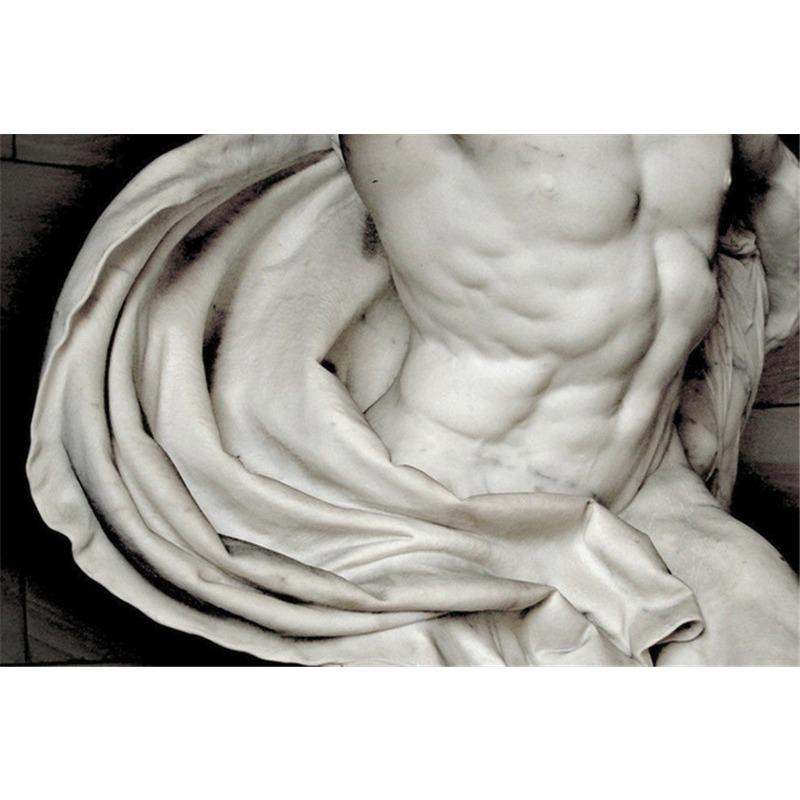 Greek Statue Plaster Sculpture Artwork David Art Canvas Painting Figure Poster and Print Wall Picture for Living Room Home Decor