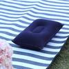 Inflatable Pillow Leak-proof Ultralight Portable Travel Flocked Surface Sleeping Cushion Outdoor Camping Hiking Beach Rectangle Air Pillow