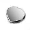 Stainless Steel Makeup Mirror Heart Square Round Shapes, Metal Vanity Mirror for Personal Use