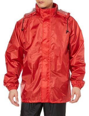 Kurodaruma Size Red Men's Raincoat, 70,