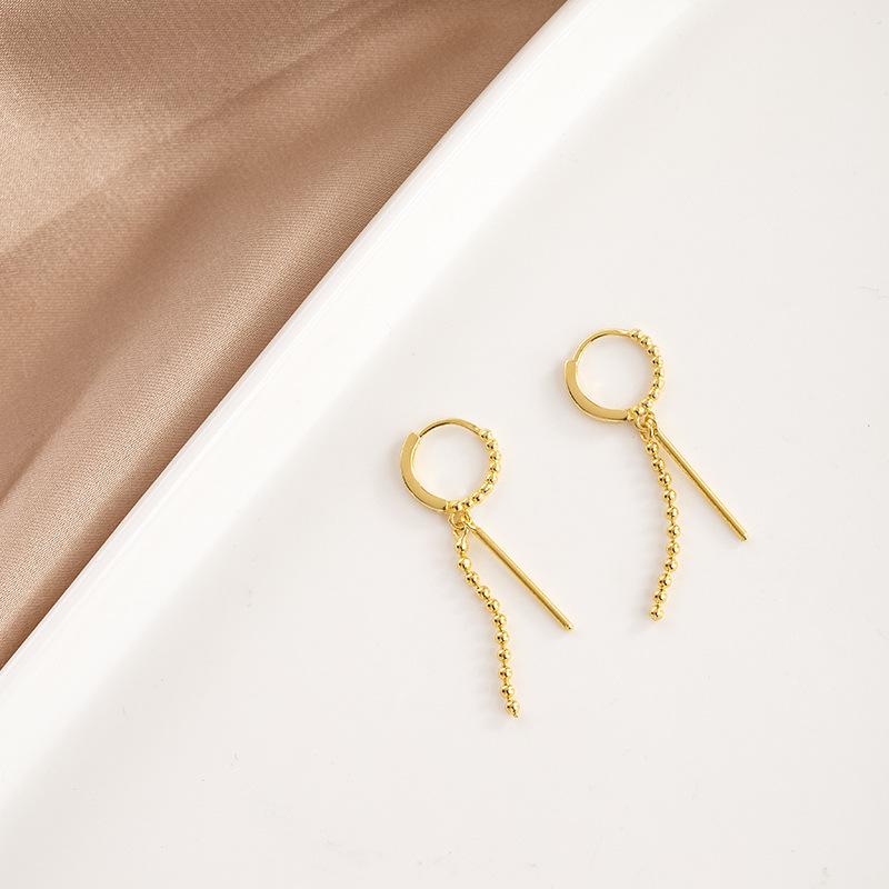 

Серьги-цепочки с геометрическим узором Banyan Tree S925 из стерлингового серебра для женщин - летний модный нишевый дизайн 2023 года 925 Sterling Silver