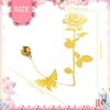 1 Set With Gift Box Golden Rose Bookmarks Classic Style Metal Bookmark   Student