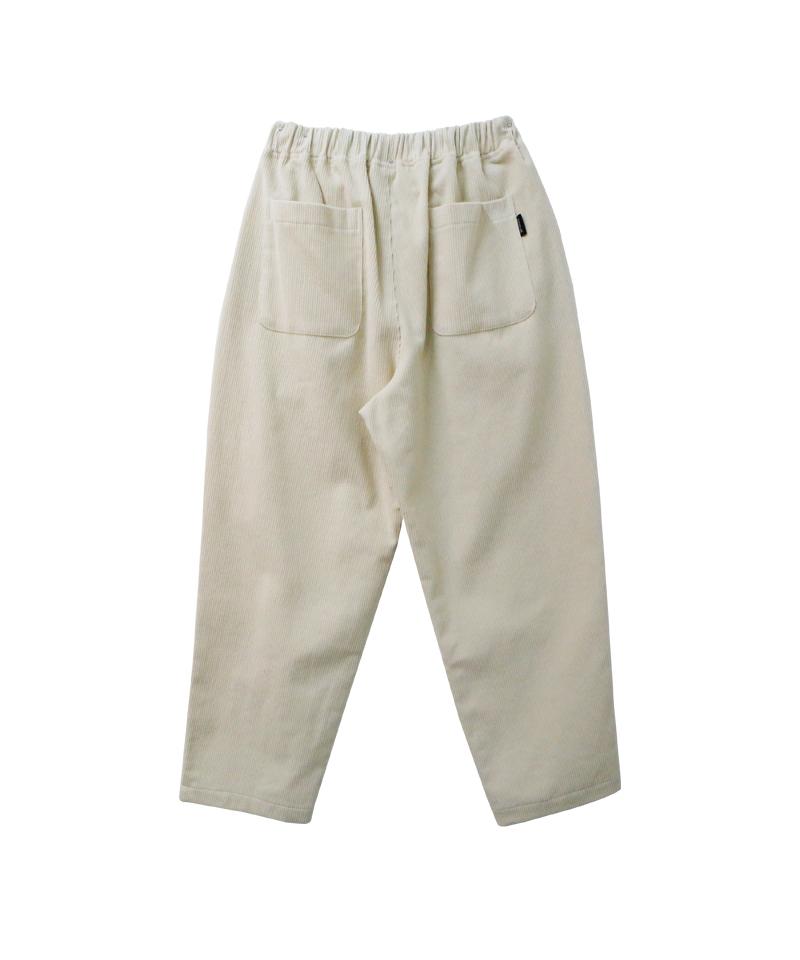 GOSTREET Double-Fleece Corduroy Pants - Ivory