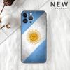 Repubblica Argentina Custodia Per Apple iPhone 11 13 14 12 Pro Max 7 8 XR X 6 5 5S SE 2022 13ProMax Silicone Nero Phone Funda