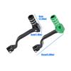 Trail Bike Gear Shifter Lever for KX85 KX100 Motorcycle, Aluminum Hinged Toe Peg and Clamp End Part for Garage Repair Service Use