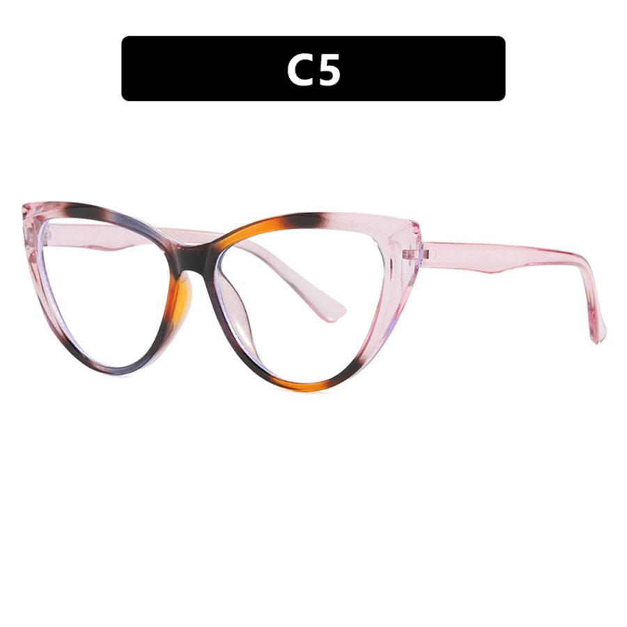 Cat's Eye Large Frame Decorative Glasses Frame Women's Computer Glasses