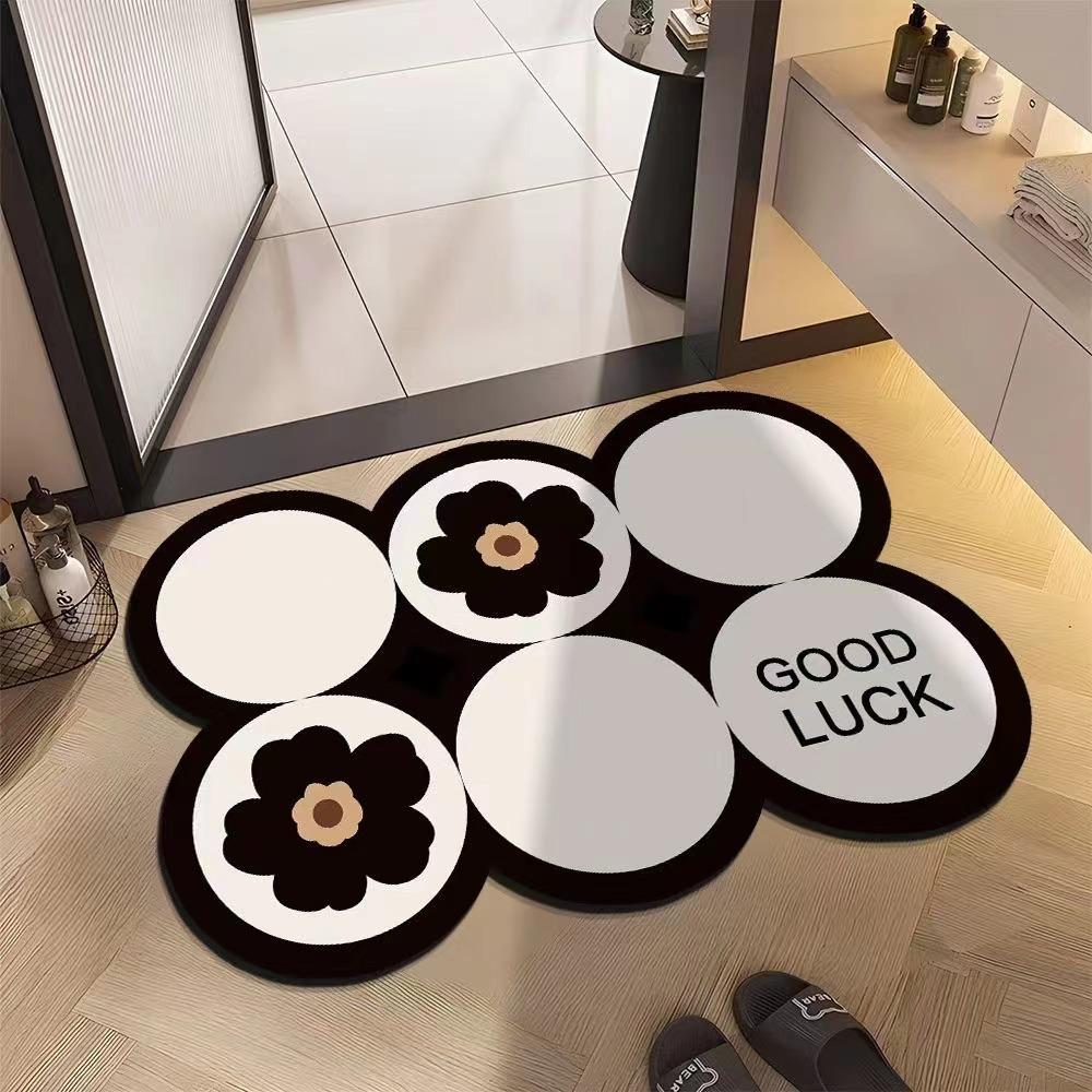 Bathroom Mat Diatom Mud Door Absorbent Mat Quick Dry Non-slip Mat Toilet Toilet Entry Diatom Mud Mat