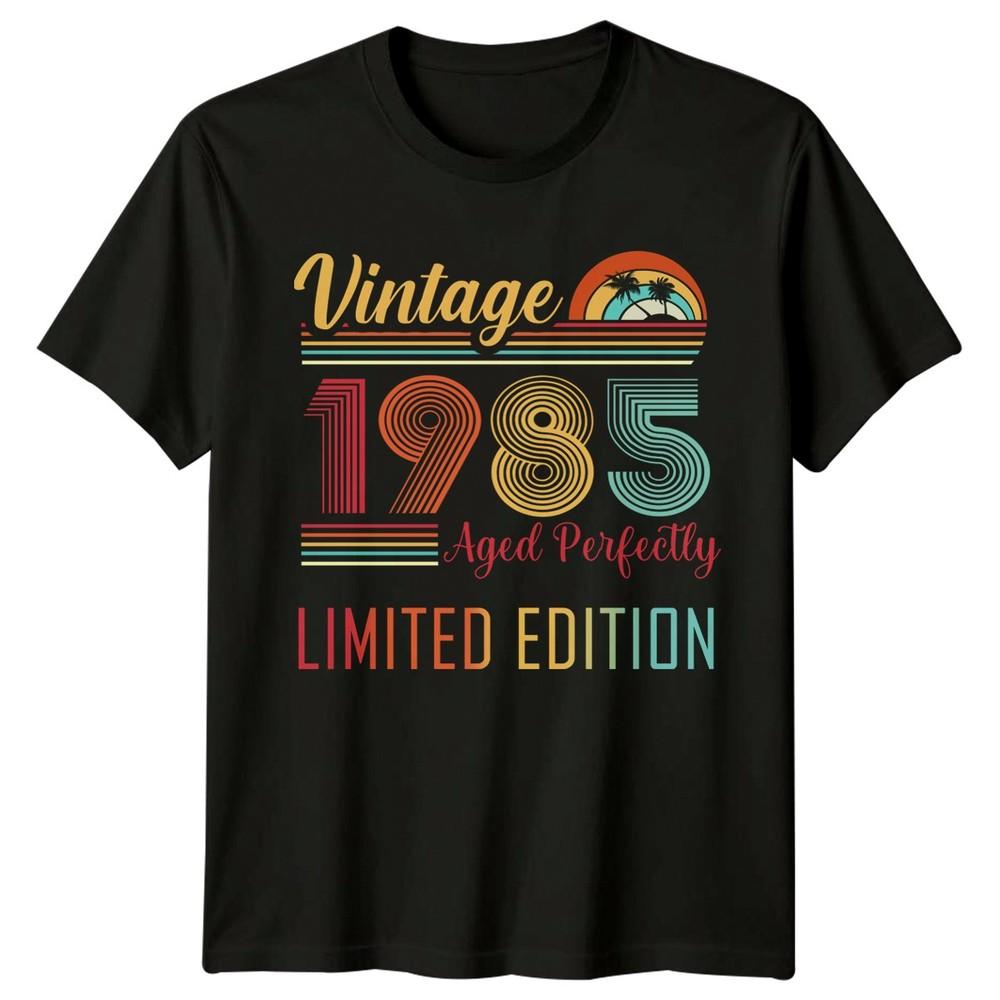 Vintage 1985 Aged 41st Birthday Unisexs TShirt Retro Limited Edition