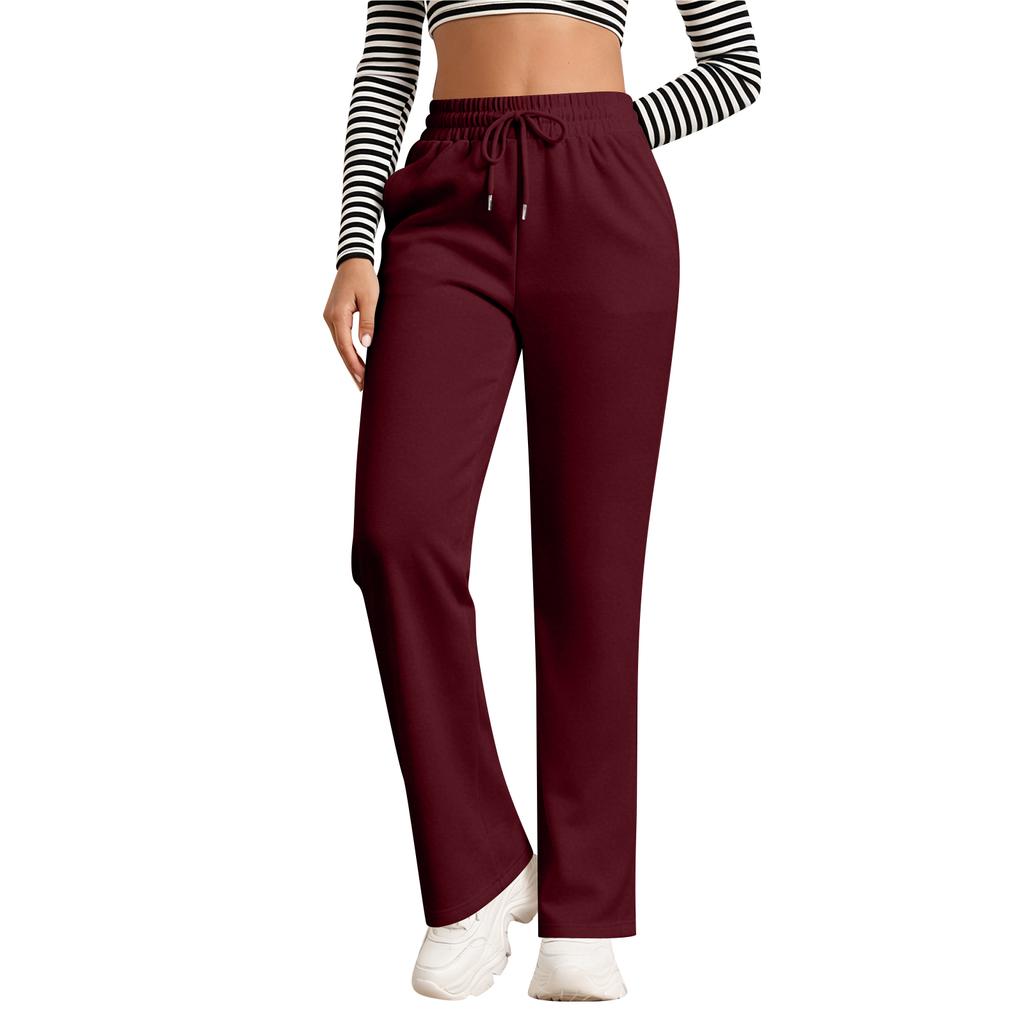 Pantaloni da Ginnastica Larghi da Donna - Foderati con Tasche - Jogger dalla Vestibilità Ampia per un Comfort Rilassato