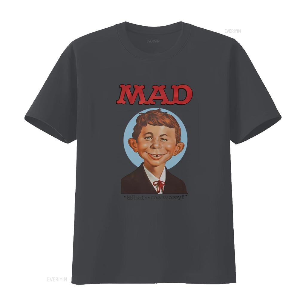 Maglietta Promozionale Unisex Alfred E. Neuman Mad Magazine Vintage 1987 Rara Nuova Taglia L What Me Worry Grafica Leggermente Vintage