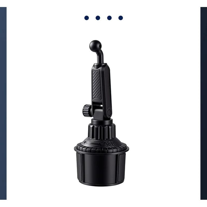 Car Cup Holder Magnetic Phone Mount 360 Rotation Secure Flexible Clip On Universal Smartphone Stand