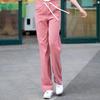 Petite Women's Corduroy Floor-Length Wide-Leg Pants - Spring Casual Style