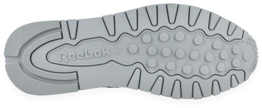 Кроссовки Reebok Classic Leather белый/стильный туман/чистый серый