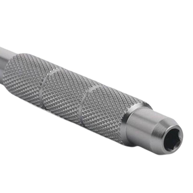 Magnetic Screwdriver Handle Holder Aluminium Alloy Repair Hand Tool Fit for 4mm Hexagon Durable Electronics Repair