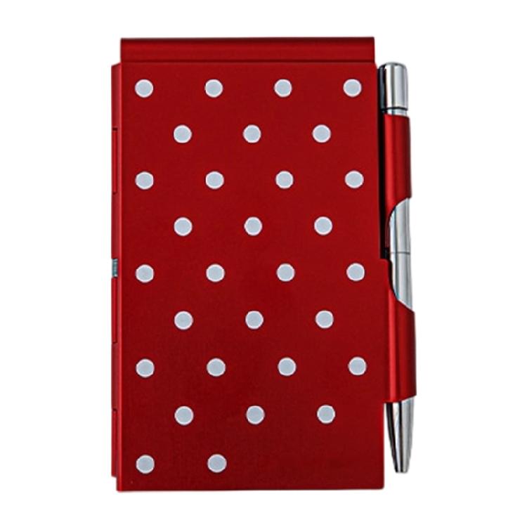 Pocket Journal Metal Writing Notepads With Ballpoint Pen For Students And Business Workers Daily Note Taking Journaling