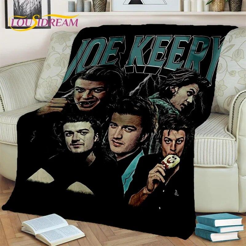 

HD Printing Joe Keery Actor 3D Blanket,Soft Throw Blanket for Home Bedroom Bed Sofa Picnic Travel Office Rest Cover Blanket Kids
