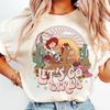 Jessie And Bullseye Cotton Sweatshirt Tee Toy Story Family Top Funny New Hot Cowgirls T Shirt Gift 2026 Clothes Matching