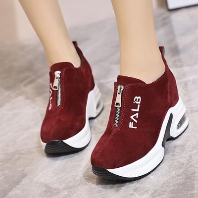 Damen-Sneaker mit Plateau Damenschuhe Casual Damen Keilabsatz Basketballschuhe Tennis Damen Dicke Damen Herbst-Trainer