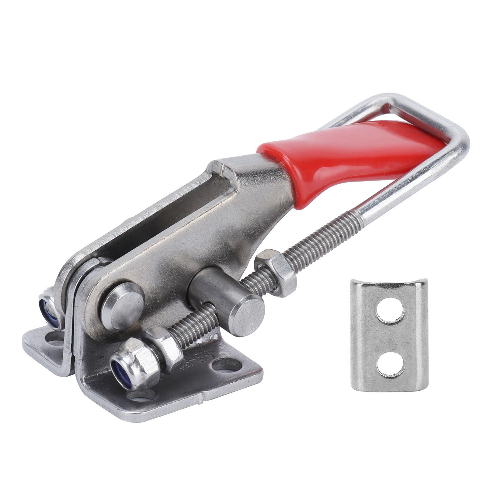 Stainless Steel Toggle Clamp Adjustable Lock Catch Buckle Latch Quick Release Fixture