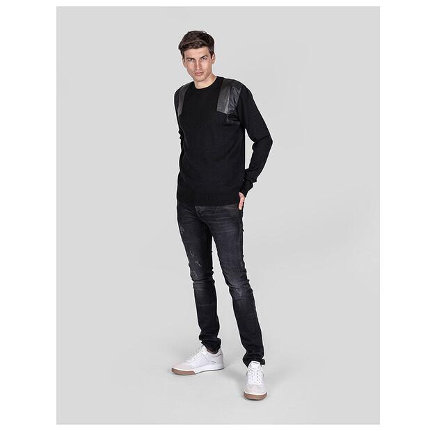 Свитер Les Hommes Round Neck Sweater with Shoulder Detail One Size