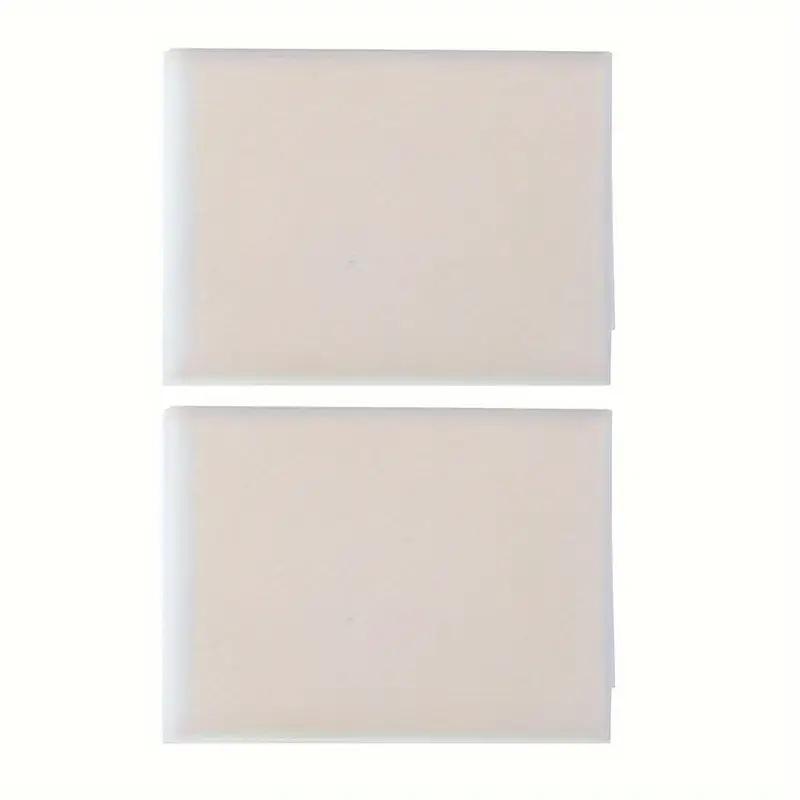2Pcs Flocked Sponge Replacement Pads For Latex Paint Edger Brush Refill Pads Paint Application Accessories