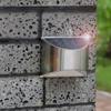 2PCS Solar Fence Light Solar Garden Light Outdoor Solar Wall Light Solar Deck Light Waterproof For Garden Patio Yard Decor
