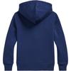Polo Ralph Lauren Hoodie Logo Fleece com Capuz e Zíper Infantil Azul CWPOKNIY8021386-410