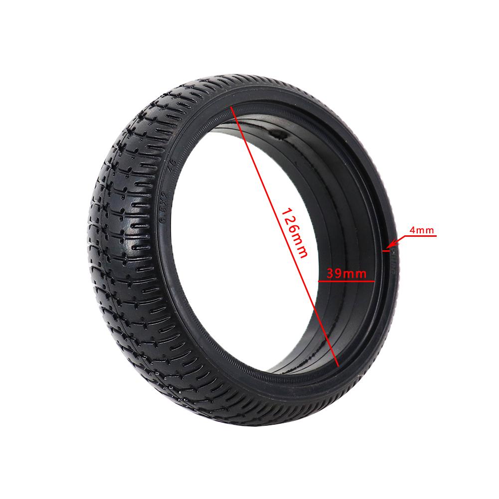 1Pcs 6.5 Inch Solid Tire For Hoverboard Self Balancing Electric Scooter 7 Inch Explosion-proof Solid Tyre Wheel Accessory