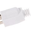Amerikanischer Abziehbarer Stecker Amerikanischer 3-Pin 15A AC Elektrischer Strom Stecker Adapter Kabel Wiederanschließbarer Verlängerungskabel-Stecker