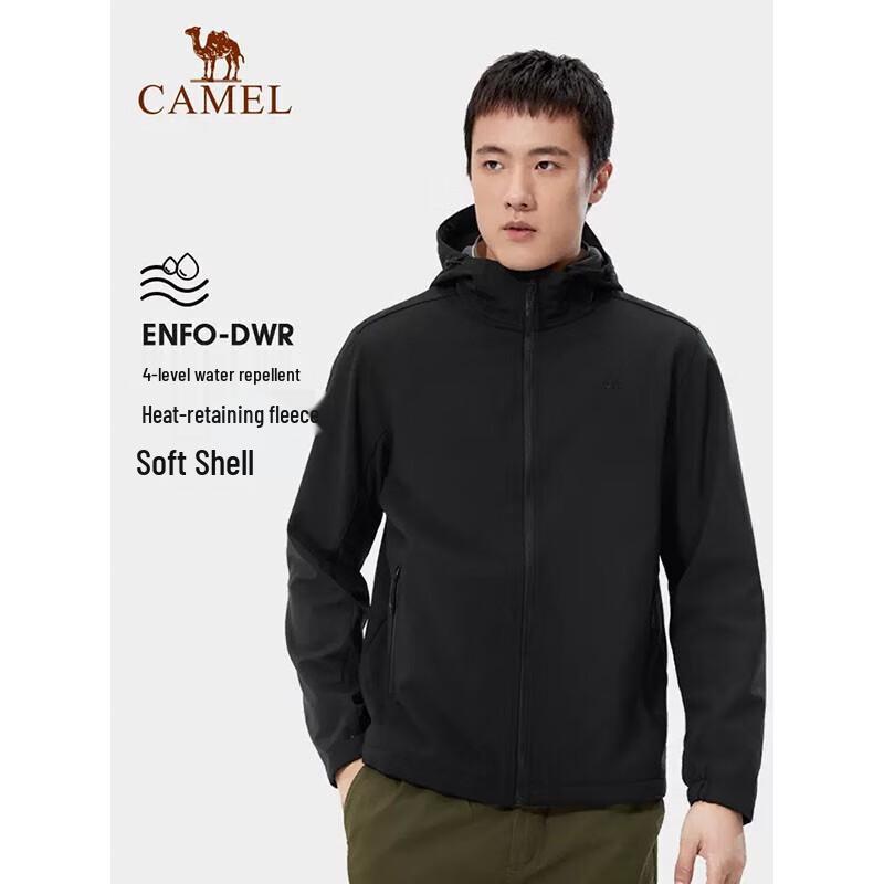 CAMEL Men s Softshell Fleece Lined Jacket