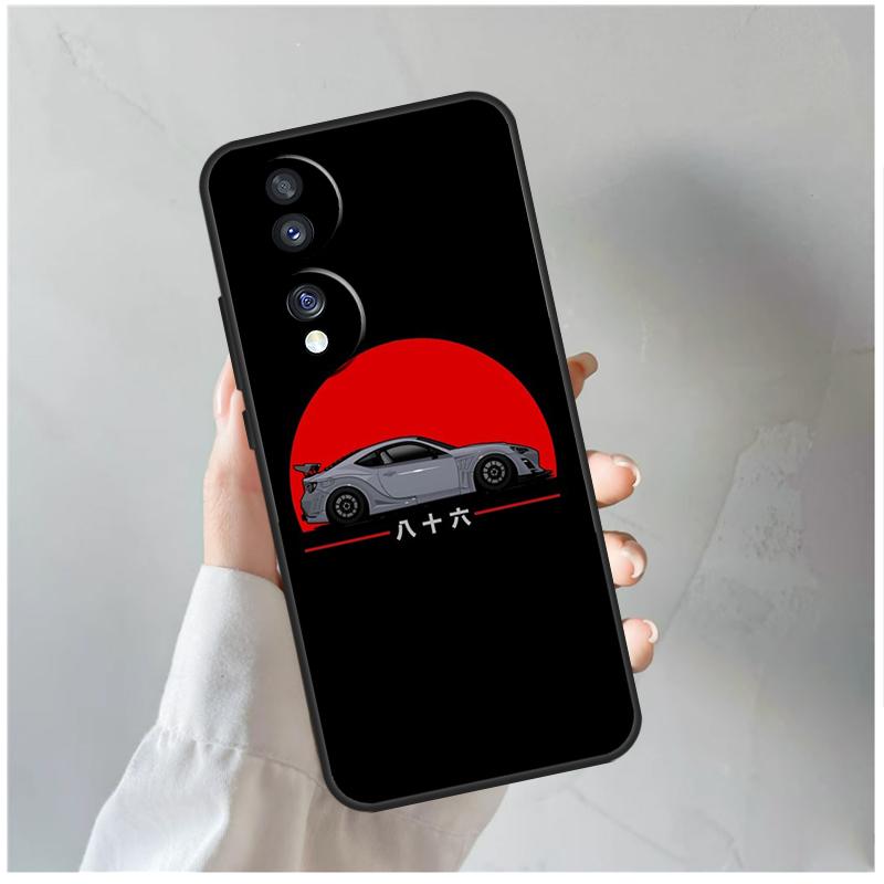 JDM Cars Case For Honor Magic 6 Pro 50 70 90 Lite Magic 5 Pro X7 X8 X9 X6a X7a X8a X9a X8b X9b Cover