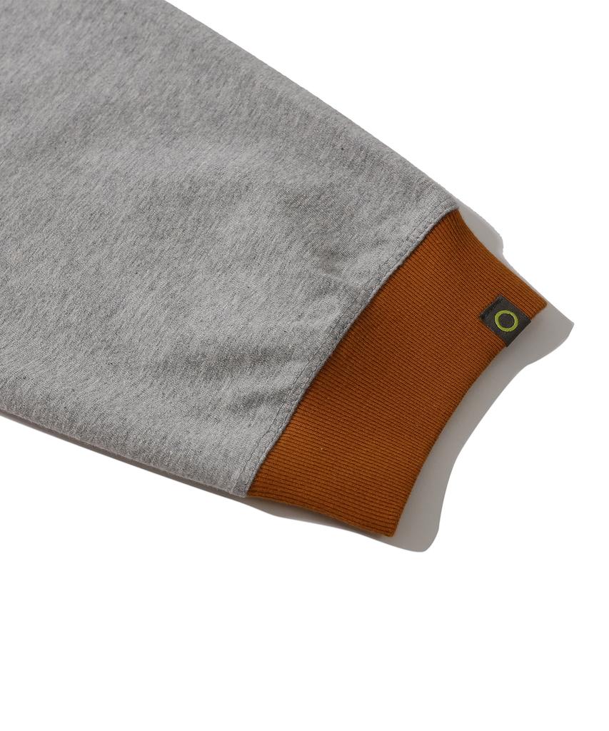HUMOROUS ACCOUNT Iwi L/S Tee / Melange Gray