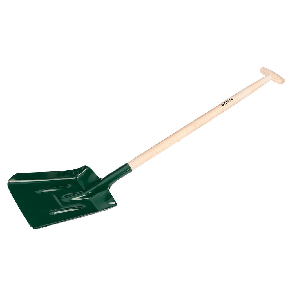 Coal Shovel, Wooden Handle, T-Handle