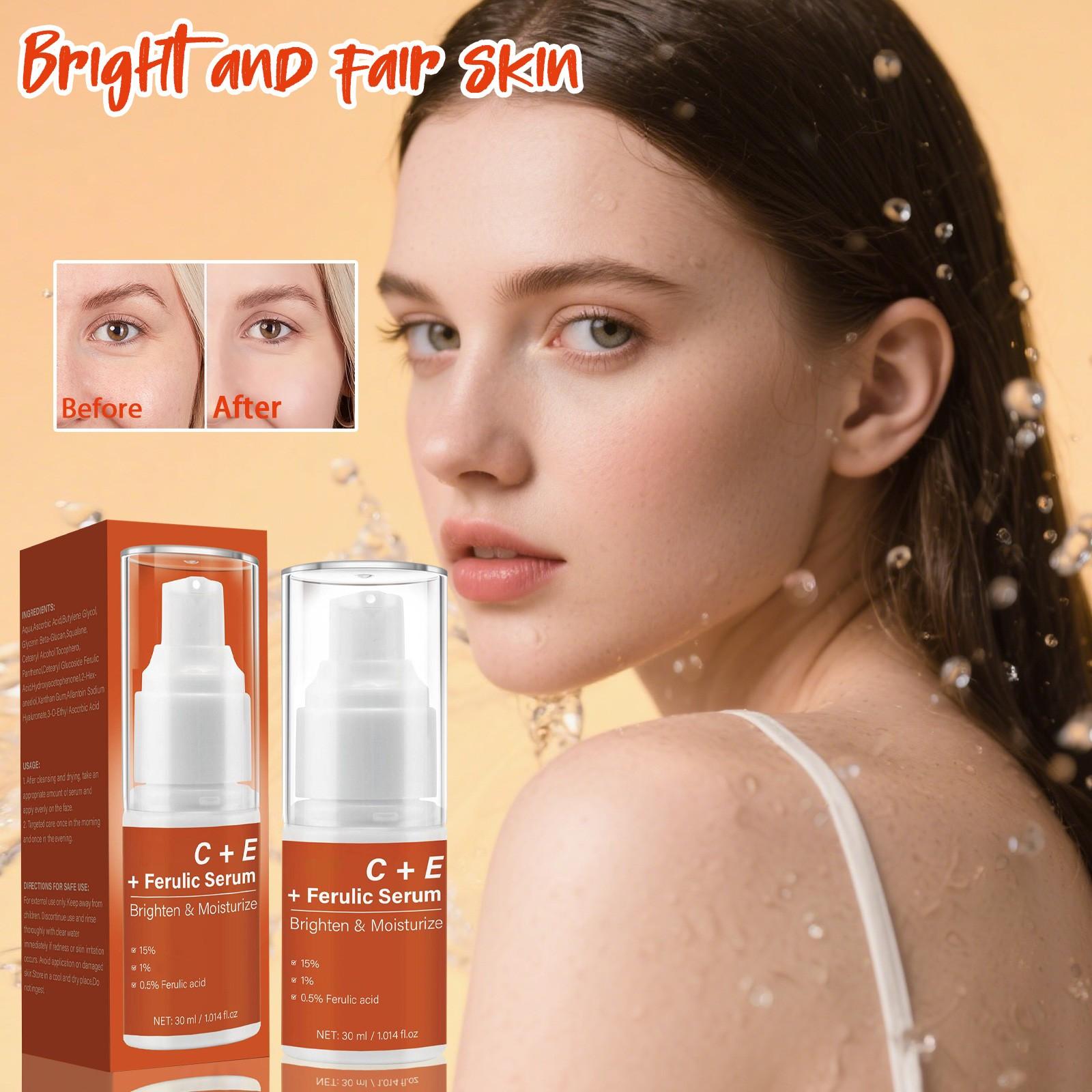 

The Moisturizing Serum Lotion Brightens The Complexion, Shrinks Pores And Soothes All Types Of Dry Skin,30ml One Size білий