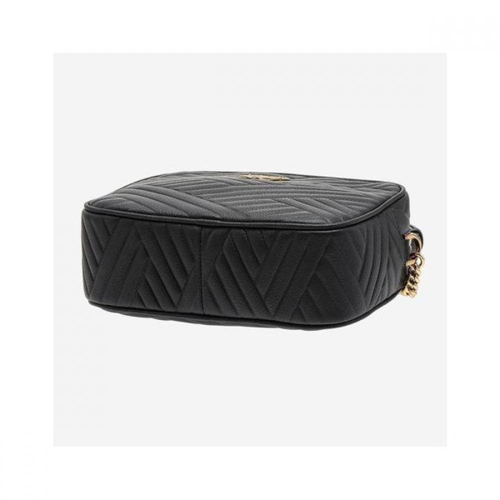 Daks Black Leather Chain Crossbody Bag Dcba2f361