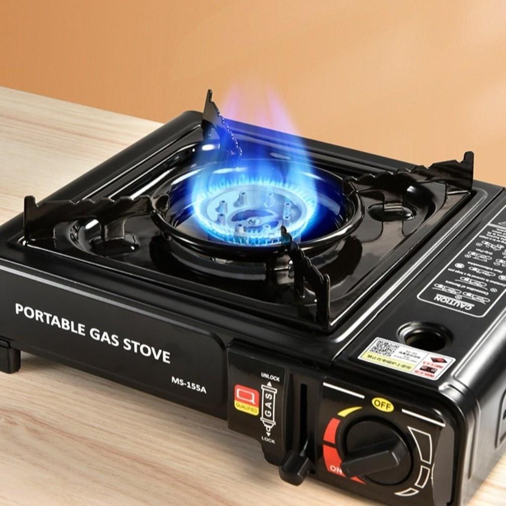 Automatic Ignition Portable Burner Safety Lock Camping Stove Cooking Stove Emergency