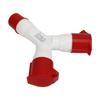 Y Shaped Industrial Plug 1 In 2 Out Explosion Proof 4 Core 2P and N and E IP44 Protection for Agricultural Production