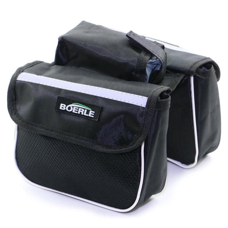 Mountain Bike Double-Sided Top Tube Handlebar Bag - Durable and Stable Quality