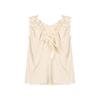 Hong Kong Style Spice Girl Small Suspender Top Women's Summer Slim and Thin Sleeveless Pure Desire To Wear V-neck Inside with Short Vest
