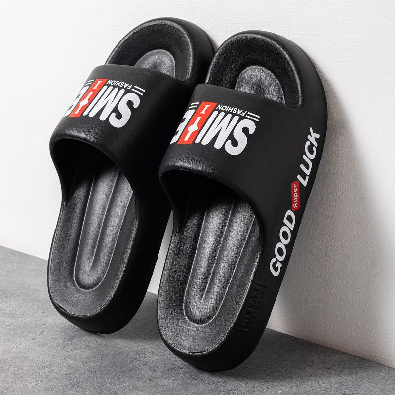 

Летние мужские тапочки из ЭВА, нескользящие, бесшумные, для дома, на толстой подошве, легкие, скользящие сандалии 40-45