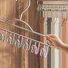 Metal Belts Camisole Clothes Hanger 8 Hooks Tie Hats Organizer Rack NonSlip Space Saving Wardrobe Clothing Storage Holder