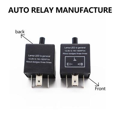 12v 3 Pin Adjustable LED Flasher Relay Motorcycle Turn Signal Lights 12V LED Relay for Car Motorcycle Accessories